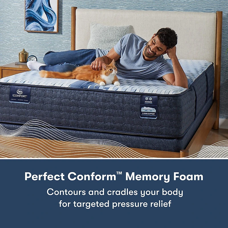 Serta iComfort Aveda 12" Plush Memory Foam Tight Top - Mattress Only