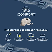 Serta iComfort Iona 13" Medium Memory Foam Tight Top - Mattress Only