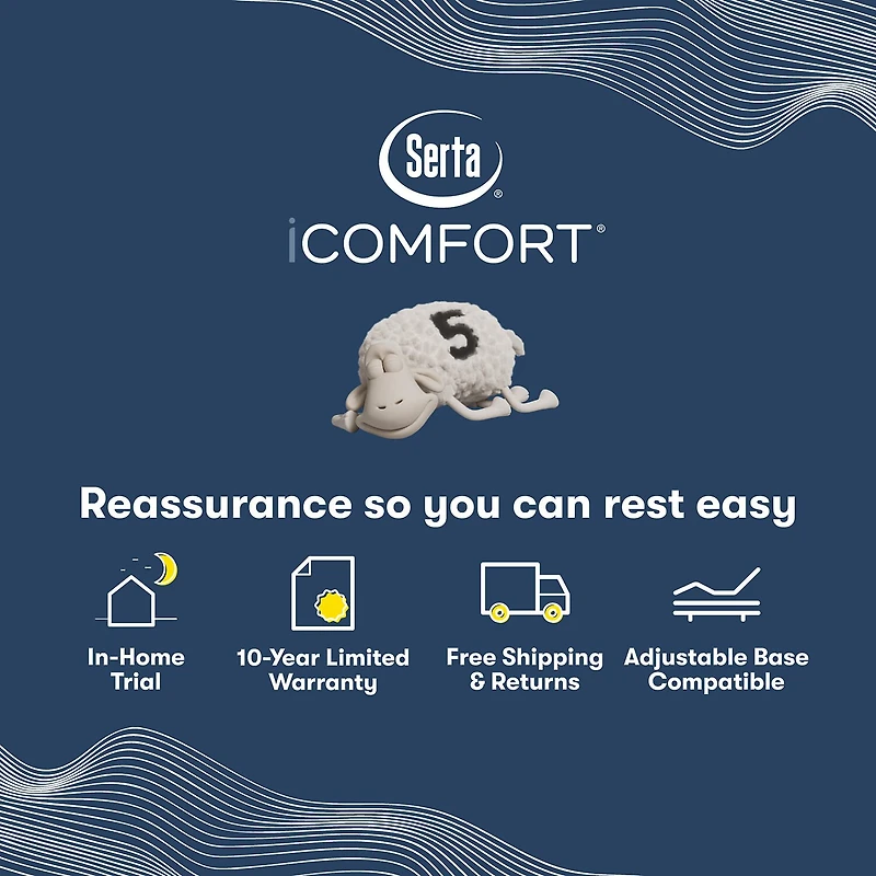 Serta iComfort Iona 13" Plush Memory Foam Tight Top - Mattress Only