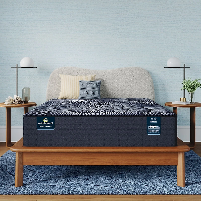 Serta Quilted Perfect Sleeper X Hybrid Excelled 13.75" Extra Firm Tight Top - Mattress + Box Spring