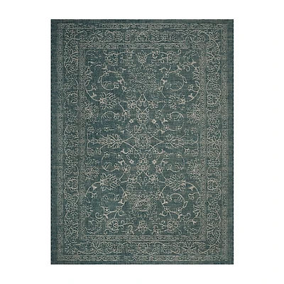Safavieh Courtyard Collection Clarissa Oriental Indoor/Outdoor Square Area Rug