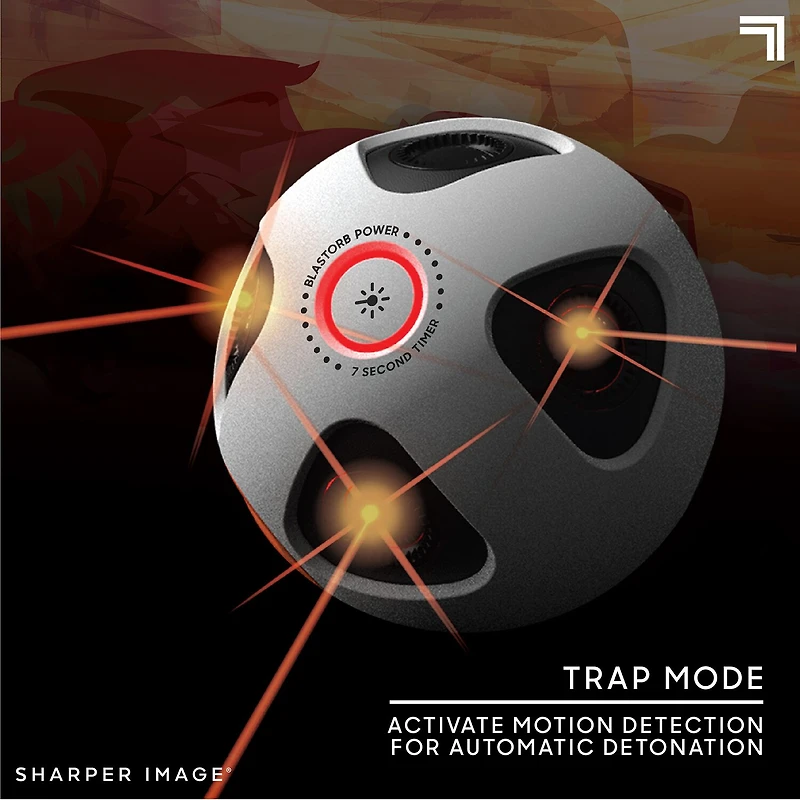 Sharper Image Motion Detecting Laser Grenade Self-Detonating Infrared Bomb with Booby Trap Mode
