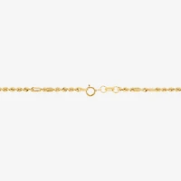 Womens 14K Gold 20 Inch Link Necklace
