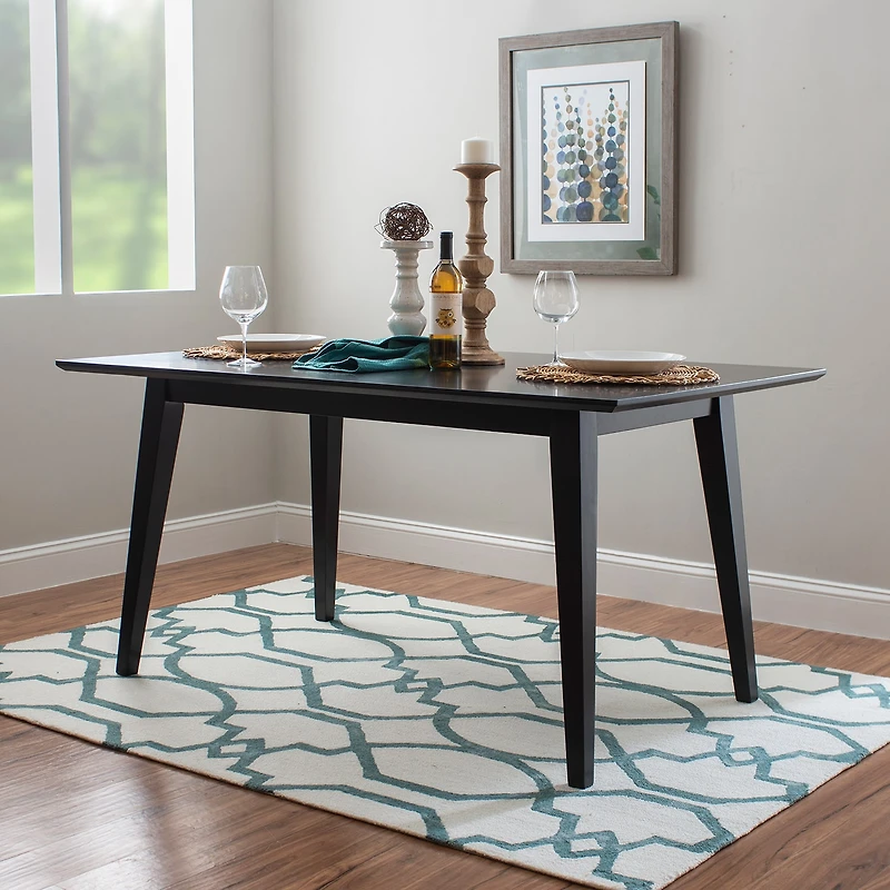 Linon Charlet Rectangular Wood-Top Dining Table