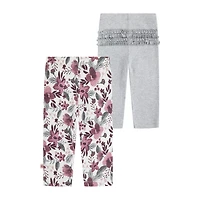 Huggies Baby Girls Straight Regular Fit Pull-On Pant