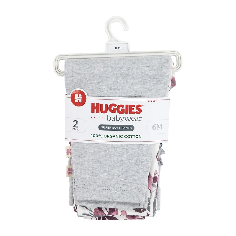 Huggies Baby Girls Straight Regular Fit Pull-On Pant