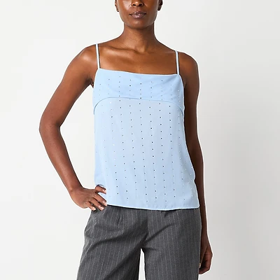 Worthington Womens Square Neck Sleeveless Camisole