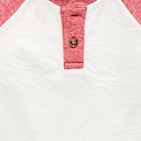 Okie Dokie Baby Boys Long Sleeve Regular Fit Henley Shirt
