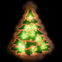 Northlight 12.5in Prelit Tree Christmas Window Decor