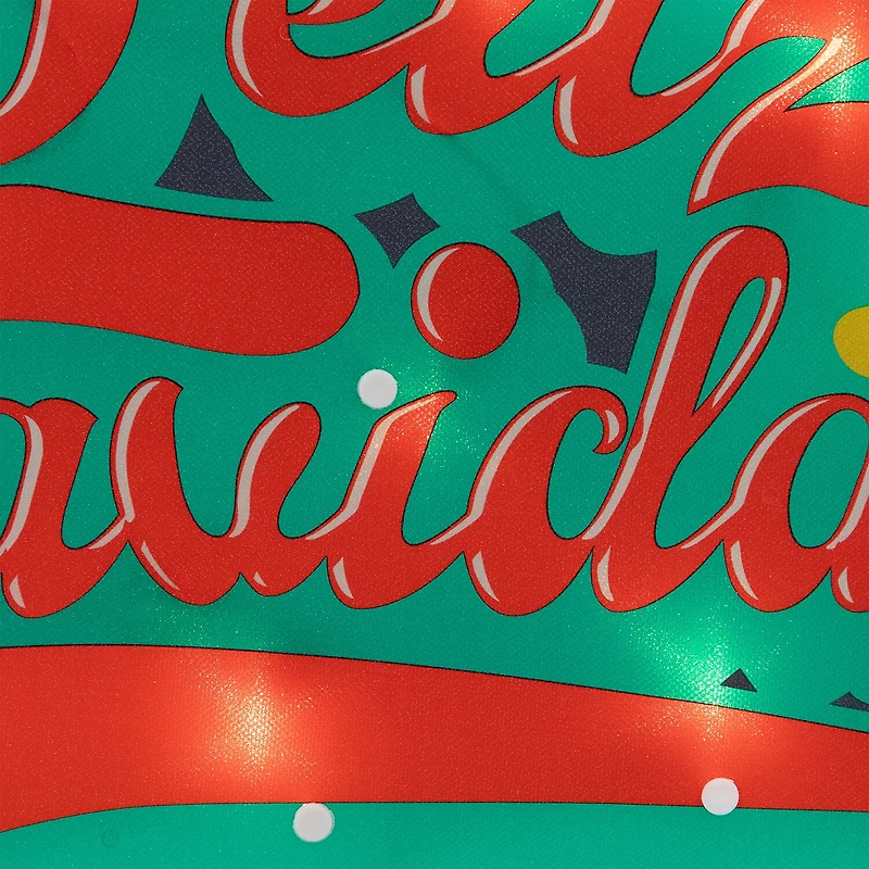 Northlight 18in Prelit Feliz Navidad Christmas Window Decor