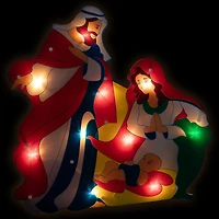 Northlight 17.75in Prelit Holy Family Nativity Christmas Window Decor