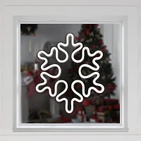 Northlight Neon Style Snowflake Christmas Window Decor