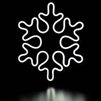 Northlight Neon Style Snowflake Christmas Window Decor