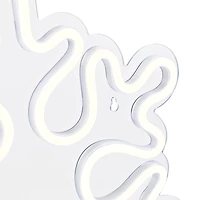 Northlight Neon Style Snowflake Christmas Window Decor