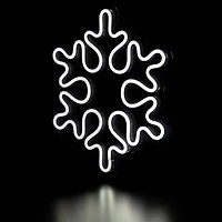 Northlight Neon Style Snowflake Christmas Window Decor