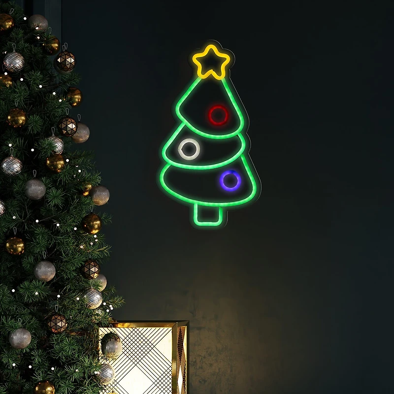 Northlight 15in Led Christmas Tree Christmas Window Decor