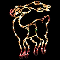 Northlight 18in Prelit Reindeer Christmas Window Decor