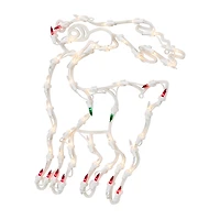 Northlight 18in Prelit Reindeer Christmas Window Decor