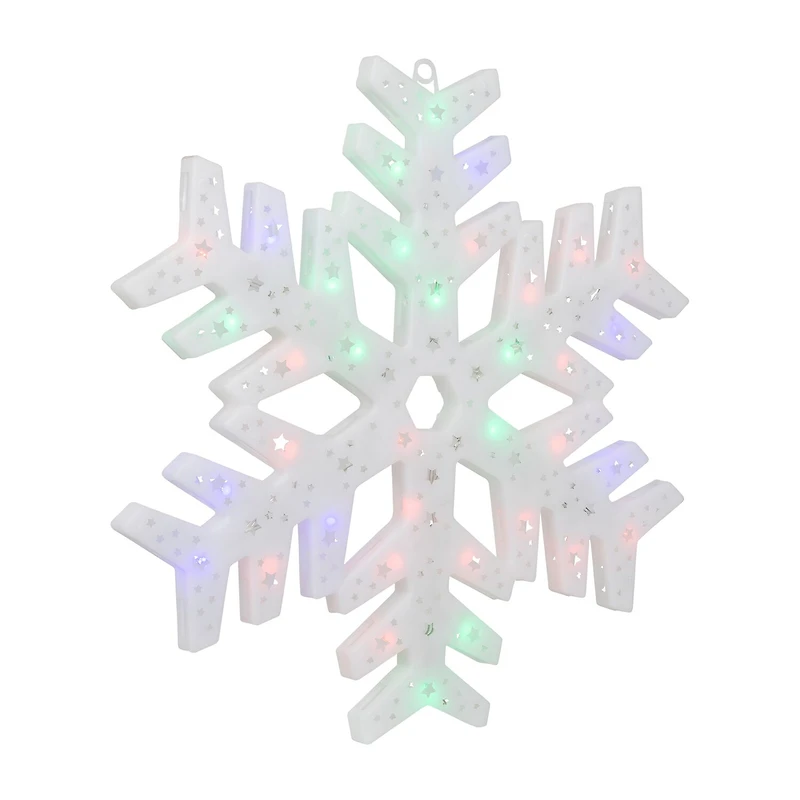 Northlight 15in Led Snowflake Christmas Window Decor