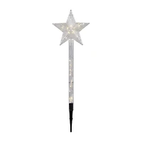 Northlight Lighted Star  Pathway Marker Christmas Yard Art