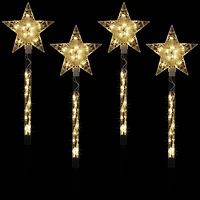 Northlight Lighted Star  Pathway Marker Christmas Yard Art