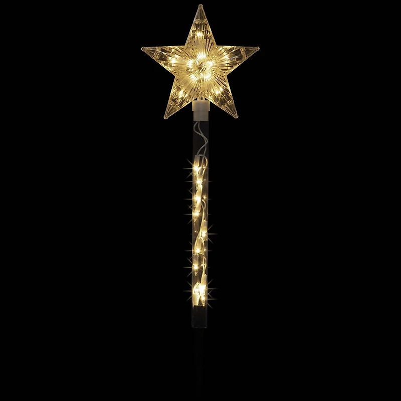 Northlight Lighted Star Pathway Marker Christmas Yard Art
