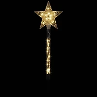 Northlight Lighted Star  Pathway Marker Christmas Yard Art