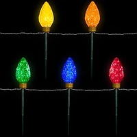 Northlight Led Pathway Marker Lawn Stakes Christmas Yard Art