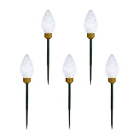 Northlight Led Clear Lights Pathway Marker Christmas Yard Art