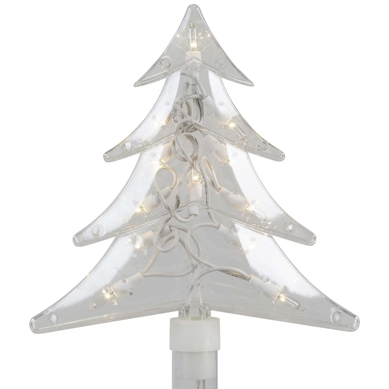 Northlight Lighted Tree Pathway Marker Christmas Yard Art
