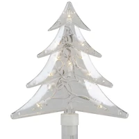 Northlight Lighted Tree Pathway Marker Christmas Yard Art