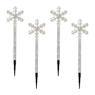 Northlight Snowflakes  Pathway Marker Christmas Yard Art