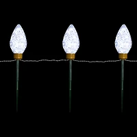Northlight Led Jumbo  Bulb Pathway Marker Christmas Yard Art
