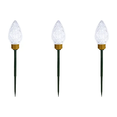 Northlight Led Jumbo Bulb Pathway Marker Christmas Yard Art