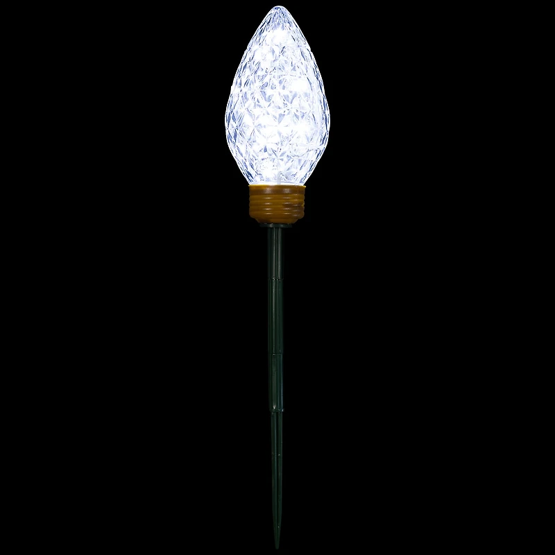 Northlight Led Jumbo  Bulb Pathway Marker Christmas Yard Art