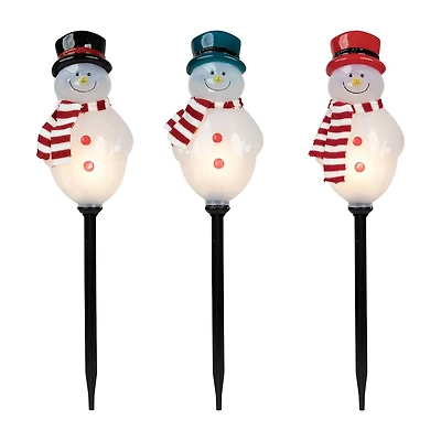 Northlight 16in Pattern Pathway Markers Christmas Yard Art