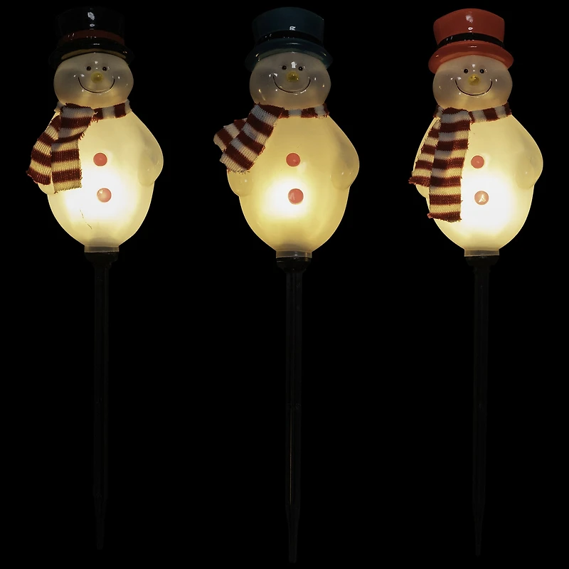 Northlight 16in Pattern Pathway Markers Christmas Yard Art