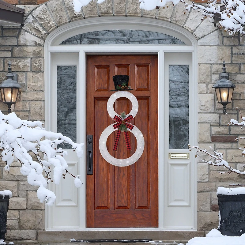 Northlight 48in Led Wreath Christmas Yard Art