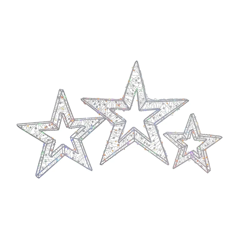 Northlight Lighted Stars Christmas Yard Art