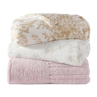 Laura Ashley Bedford Heated Midweight Floral Blanket