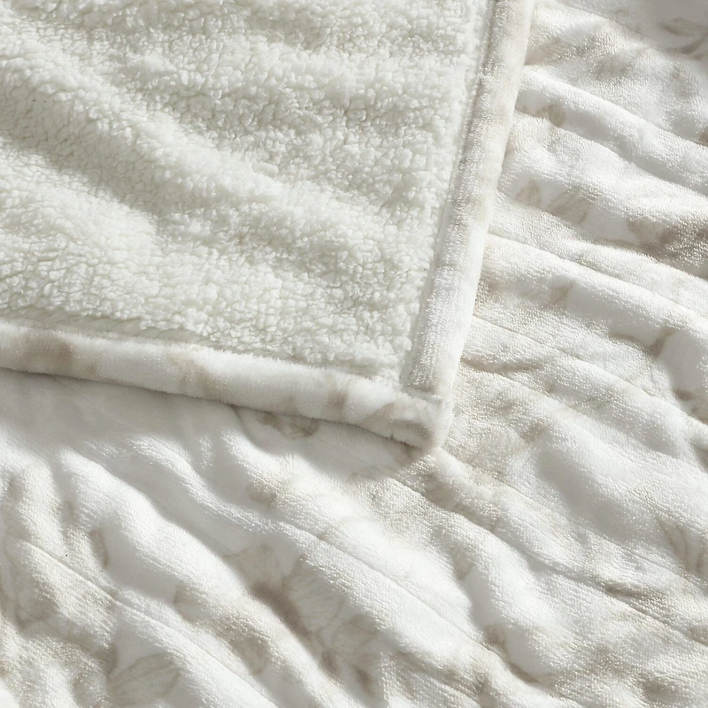 Laura Ashley Wistful Blooms Heated Midweight Floral Blanket