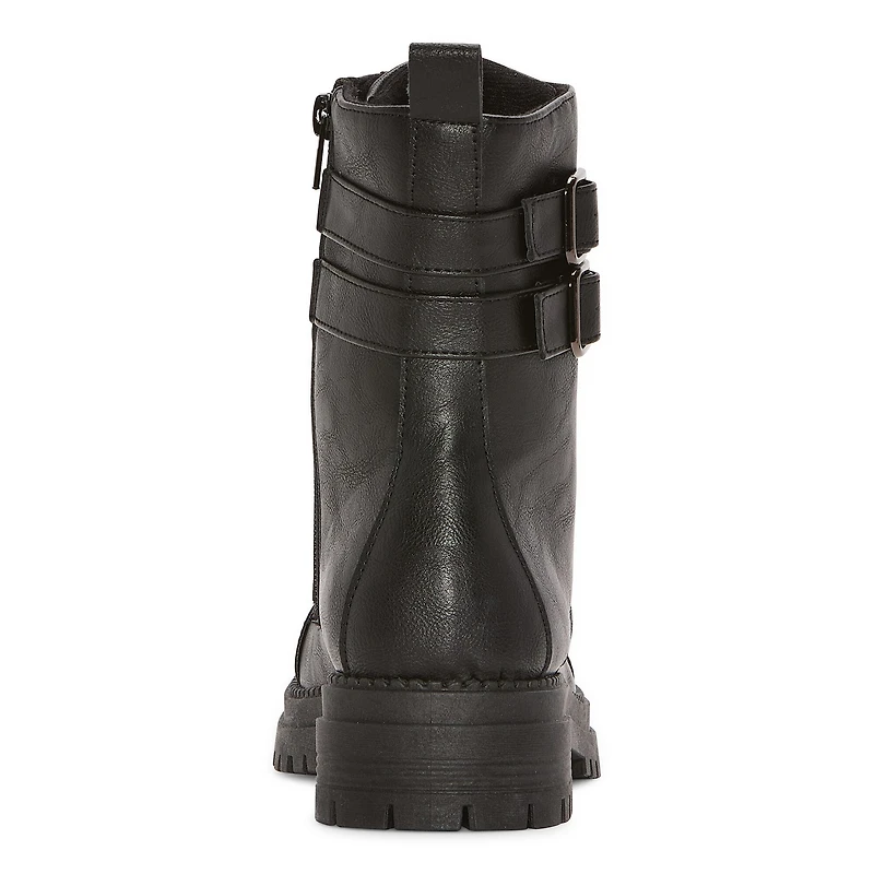 Pop Womens Perlla Block Heel Booties