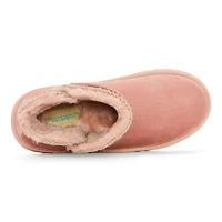 Thereabouts Little & Big Kid Girls Rose Faux Fur Lined Flat Heel Winter Boots