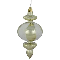 Northlight Shiny Shatterproof Finial 8-pc Christmas Ornament