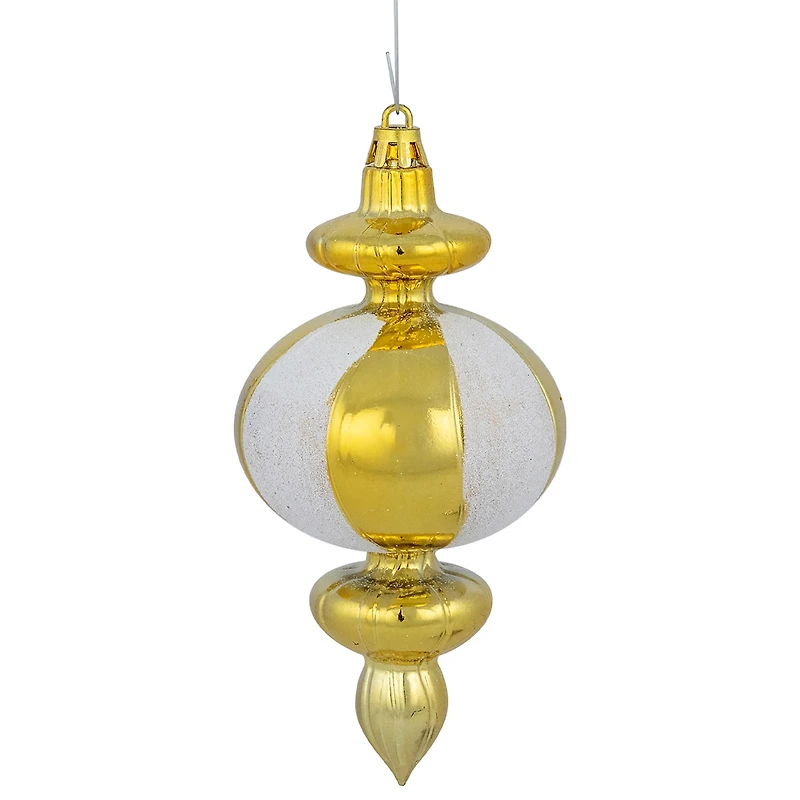 Northlight 6in Shiny Finial 8-pc Christmas Ornament