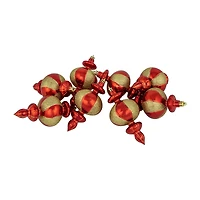 Northlight 6in Finial 8-pc Christmas Ornament