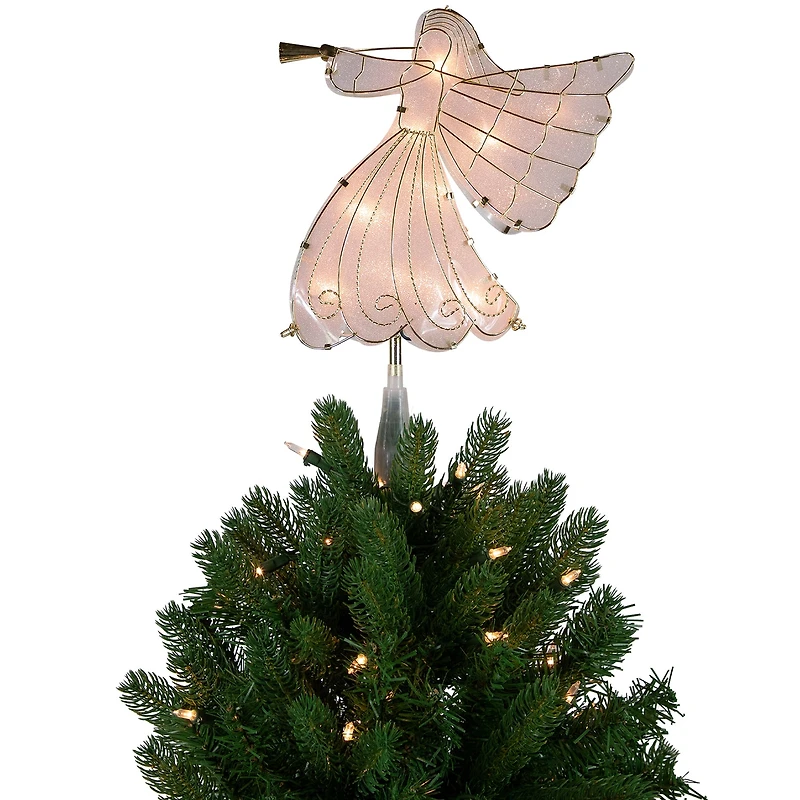 Northlight 10in Angel Warm White Lights Christmas Tree Topper