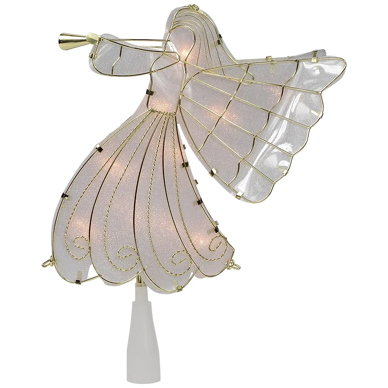 Northlight 10in Angel Warm White Lights Christmas Tree Topper