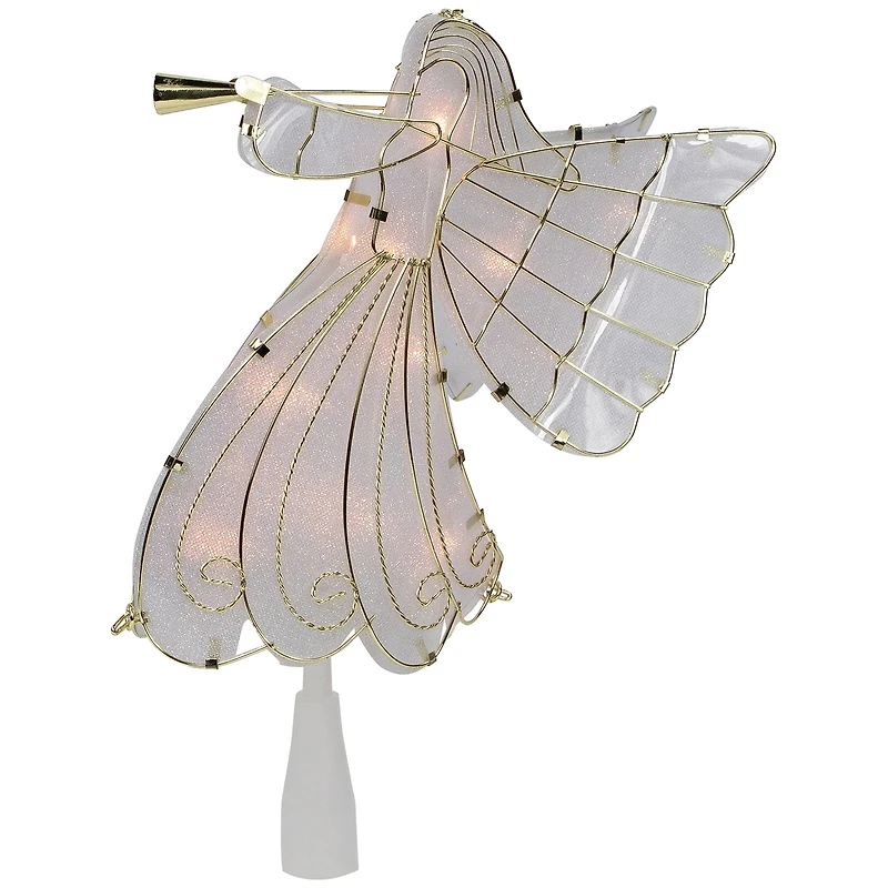 Northlight 10in Angel Warm White Lights Christmas Tree Topper