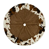 Northlight Corduroy   With Faux Fur Indoor Tree Skirt